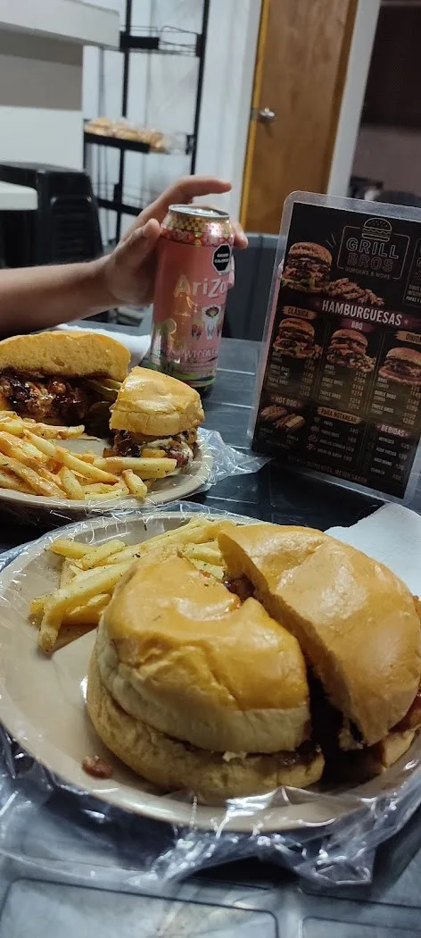 Hamburguesa doble de Grill Bros
